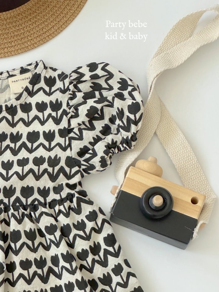 Party Kids - Korean Baby Fashion - #babyfashion - Tulip One-piece - 10