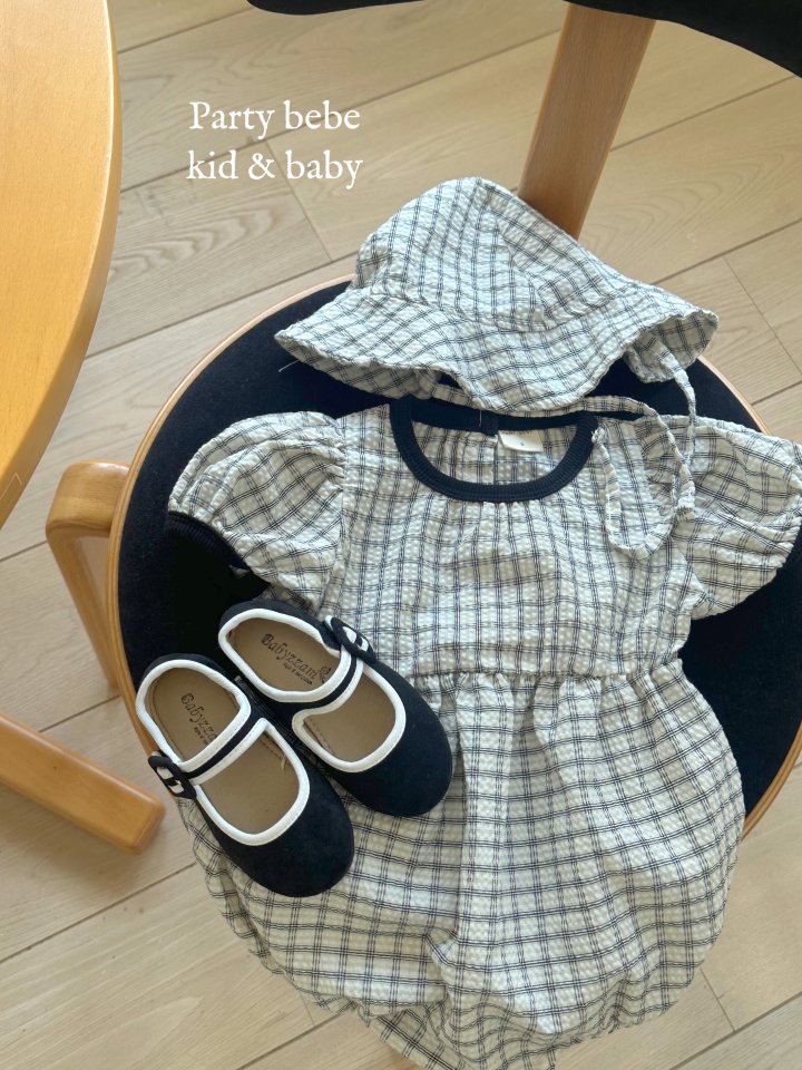 Party Kids - Korean Baby Fashion - #babyfashion - Check Check Suit Set-up - 6