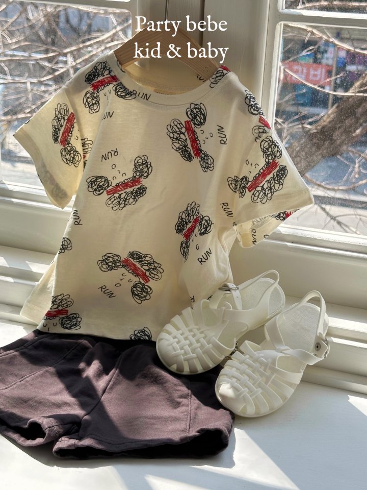Party Kids - Korean Baby Fashion - #babyfever - Runner Tee - 5