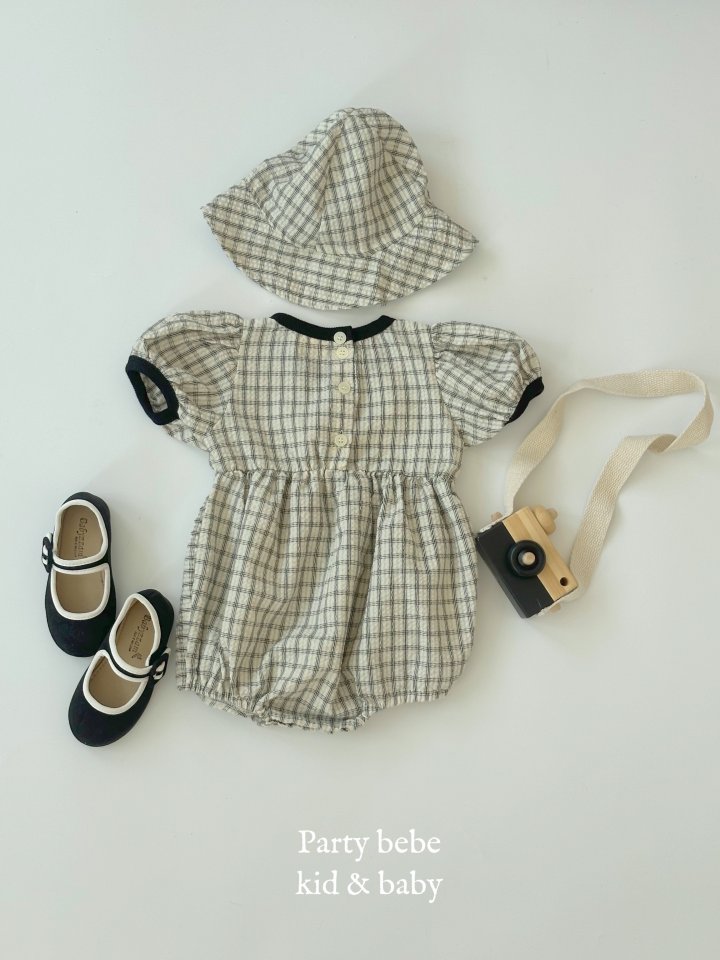 Party Kids - Korean Baby Fashion - #babyfever - Check Check Suit Set-up - 7