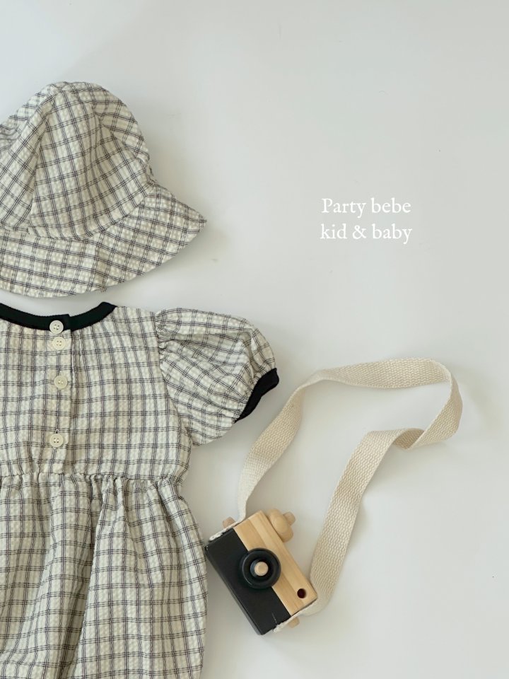 Party Kids - Korean Baby Fashion - #babygirlfashion - Check Check Suit Set-up - 8