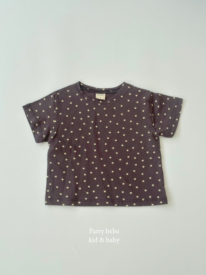 Party Kids - Korean Baby Fashion - #babylifestyle - Star Tee - 3