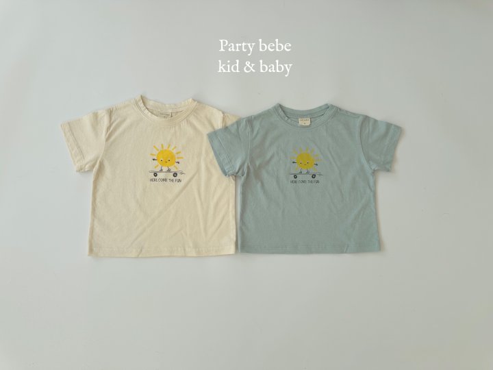 Party Kids - Korean Baby Fashion - #babylifestyle - Sunshine Tee - 2