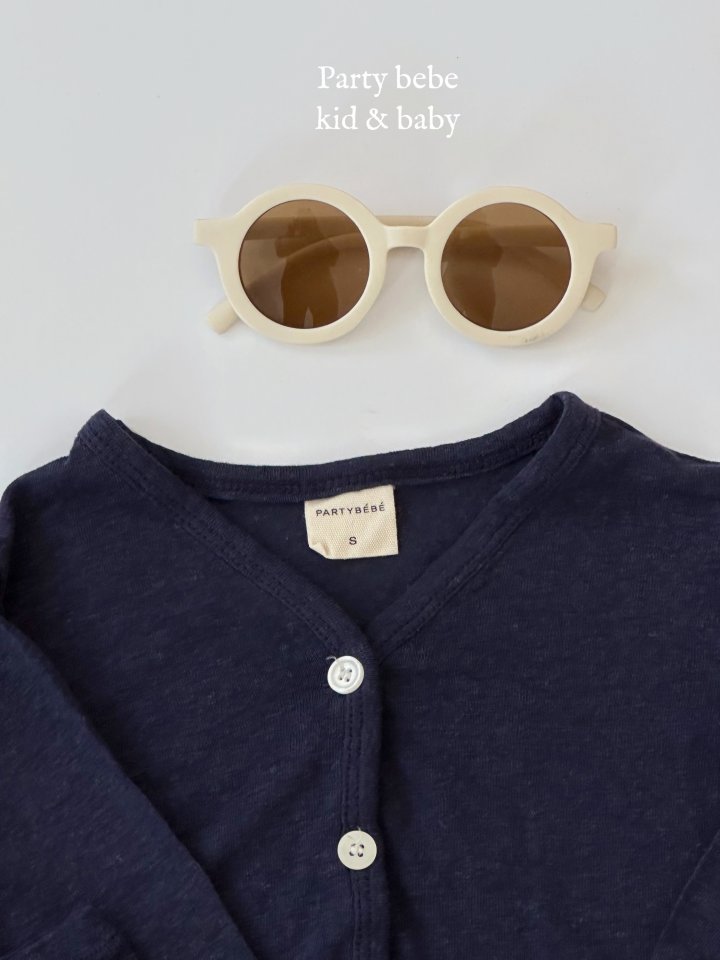 Party Kids - Korean Baby Fashion - #babylifestyle - Linen Cardigan Set - 12
