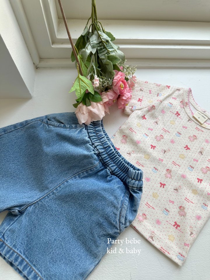 Party Kids - Korean Baby Fashion - #babylifestyle - Art Bear Tee - 6