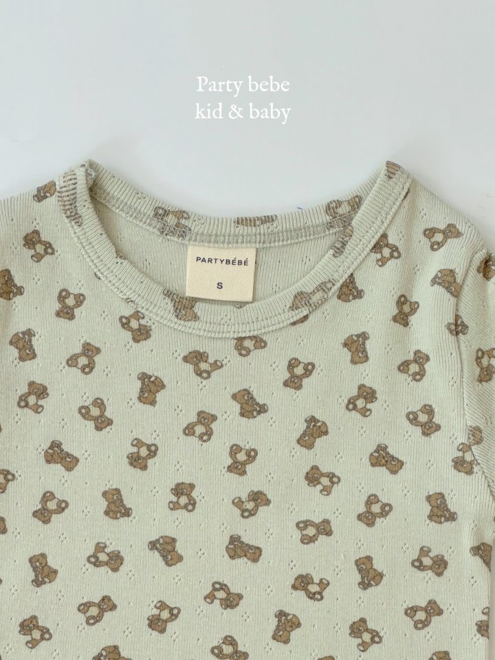 Party Kids - Korean Baby Fashion - #babylifestyle - Animal Tee - 5