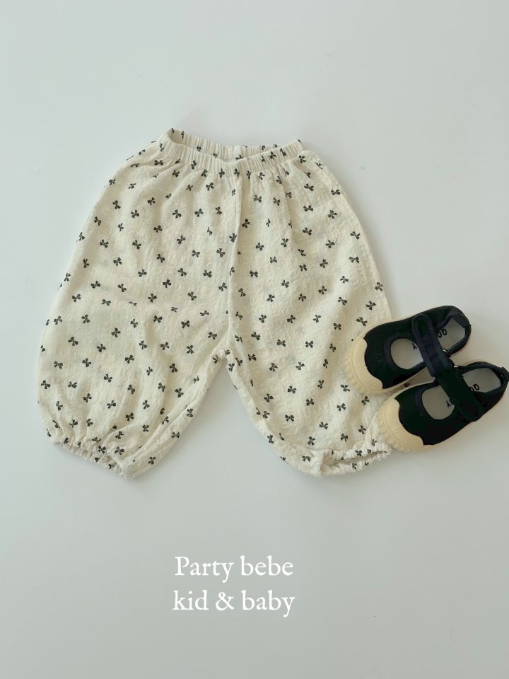 Party Kids - Korean Baby Fashion - #babylifestyle - Ribbon Pants - 2