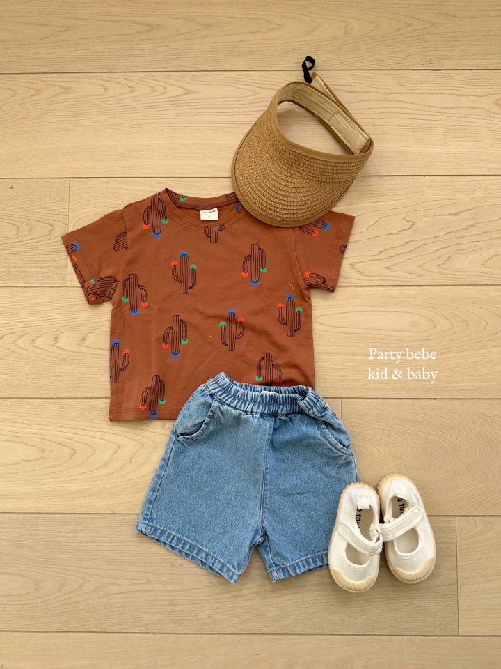 Party Kids - Korean Baby Fashion - #babyoninstagram - Cactus Tee - 6