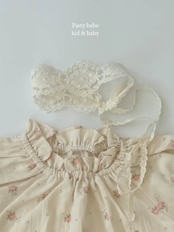 Party Kids - Korean Baby Fashion - #babyoninstagram - Rose One-piece - 6