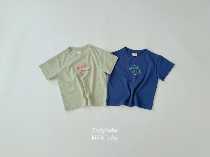 Party Kids - Korean Baby Fashion - #babyoninstagram - Smile Tee - 2