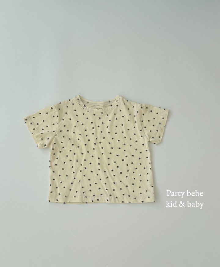 Party Kids - Korean Baby Fashion - #babyootd - Star Tee - 5