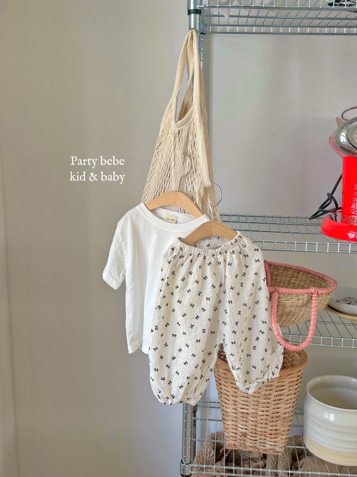 Party Kids - Korean Baby Fashion - #babyoninstagram - Ribbon Pants - 4