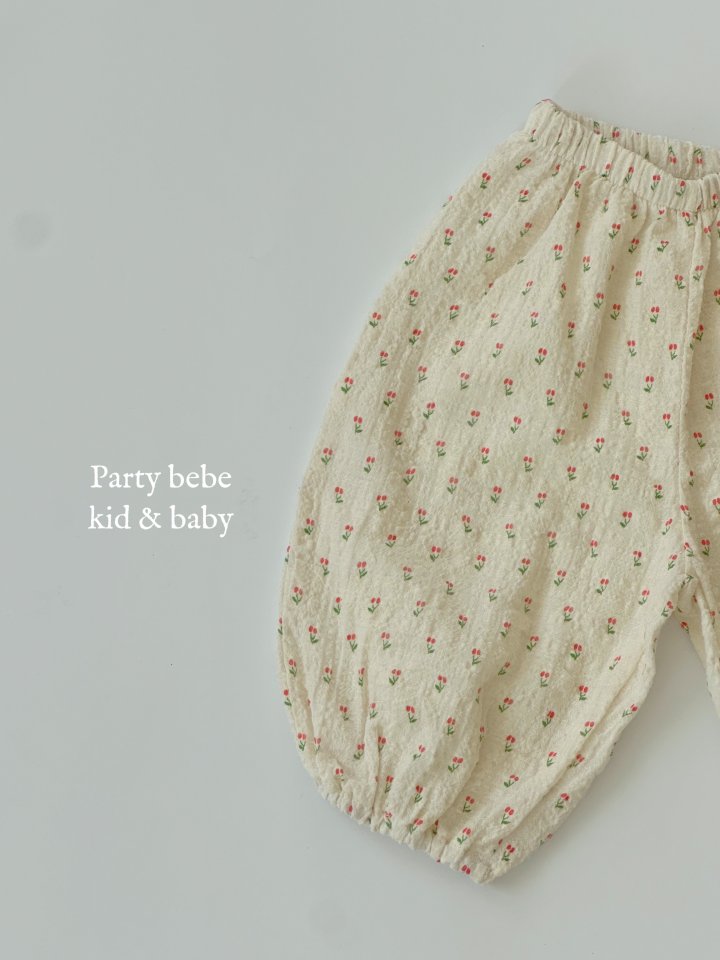 Party Kids - Korean Baby Fashion - #babyootd - Cherry Pants - 3