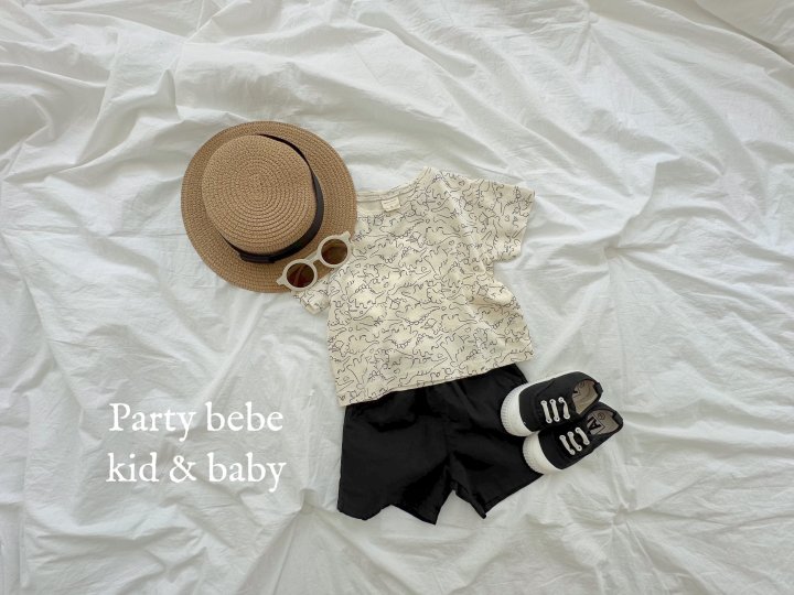 Party Kids - Korean Baby Fashion - #babyoutfit - Dino Tee - 9