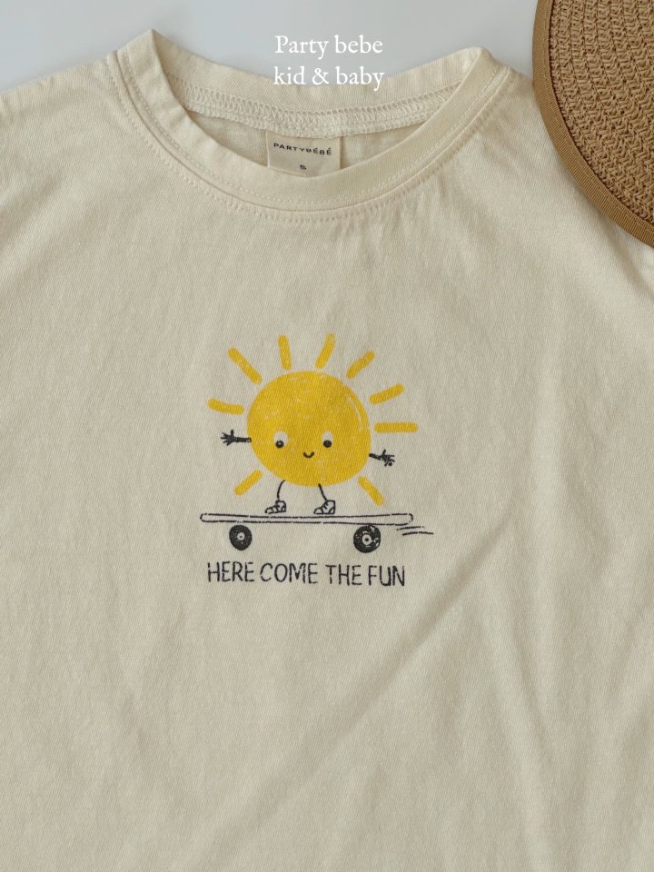 Party Kids - Korean Baby Fashion - #babyoutfit - Sunshine Tee - 6