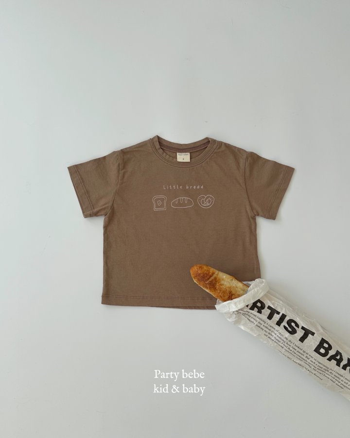 Party Kids - Korean Baby Fashion - #babyoutfit - Bread Tee - 3