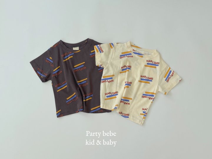 Party Kids - Korean Baby Fashion - #babyoutfit - Nap Time Tee - 2