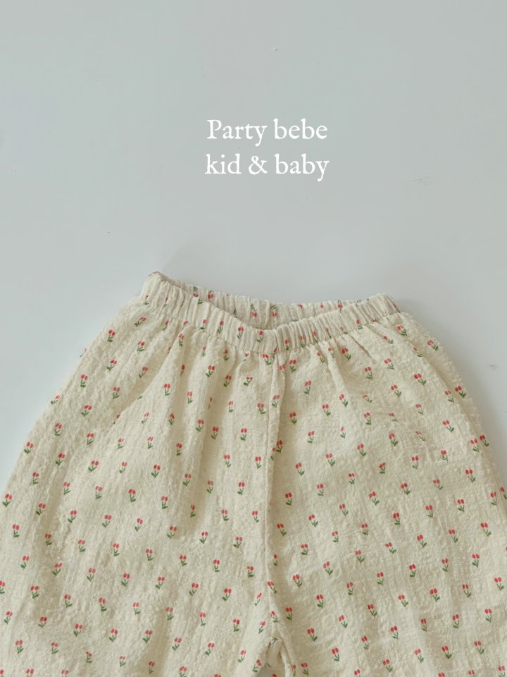 Party Kids - Korean Baby Fashion - #babyootd - Cherry Pants - 4
