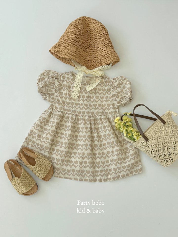 Party Kids - Korean Baby Fashion - #babyoutfit - Tulip One-piece - 2