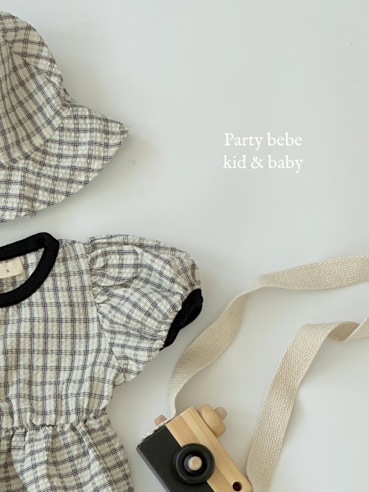 Party Kids - Korean Baby Fashion - #babyoutfit - Check Check Suit Set-up - 12