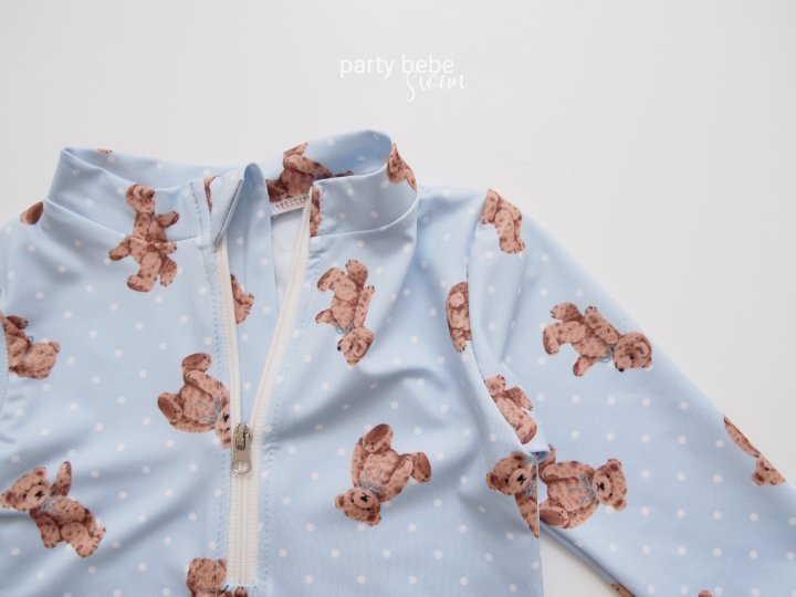 Party Kids - Korean Baby Fashion - #babyoutfit - Bear Rash Guard Set-up - 8