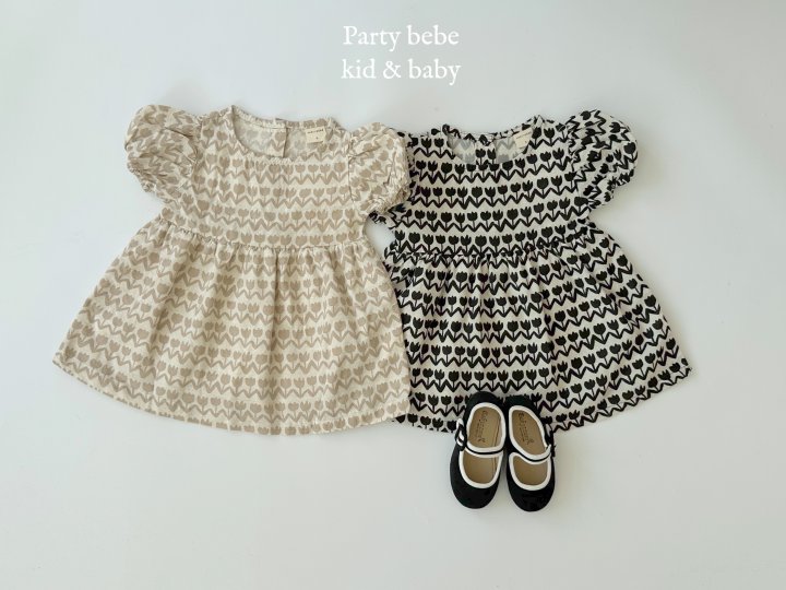 Party Kids - Korean Baby Fashion - #babywear - Tulip One-piece - 3