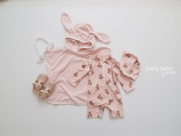 Party Kids - Korean Baby Fashion - #babywear - Bear Rash Guard Set-up - 9