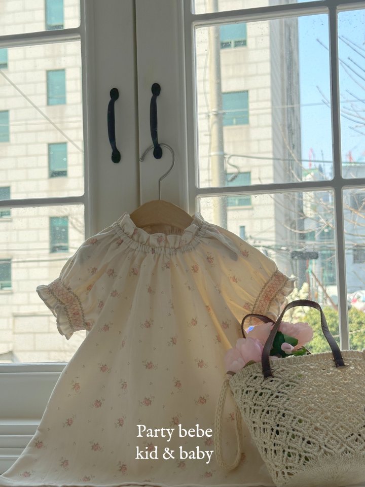 Party Kids - Korean Baby Fashion - #onlinebabyboutique - Rose One-piece - 11