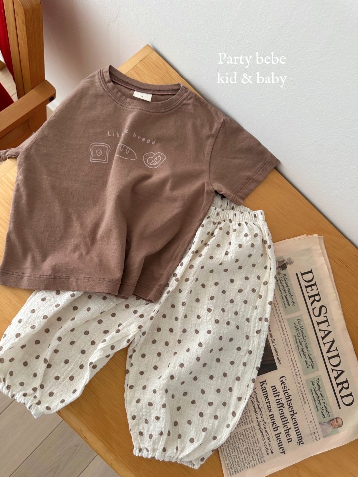 Party Kids - Korean Baby Fashion - #onlinebabyboutique - Bread Tee - 6