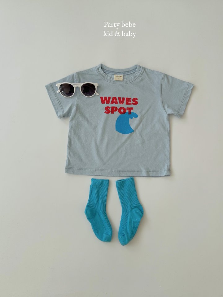Party Kids - Korean Baby Fashion - #onlinebabyboutique - Wave Tee - 5