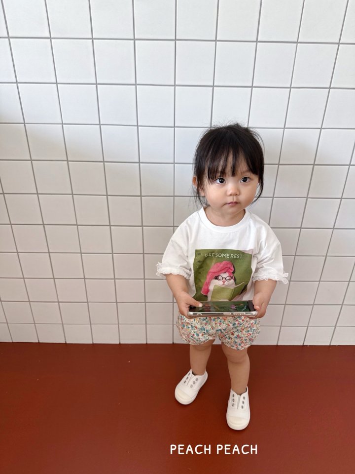 Peach Peach - Korean Children Fashion - #childofig - Bloom Short Pants - 11