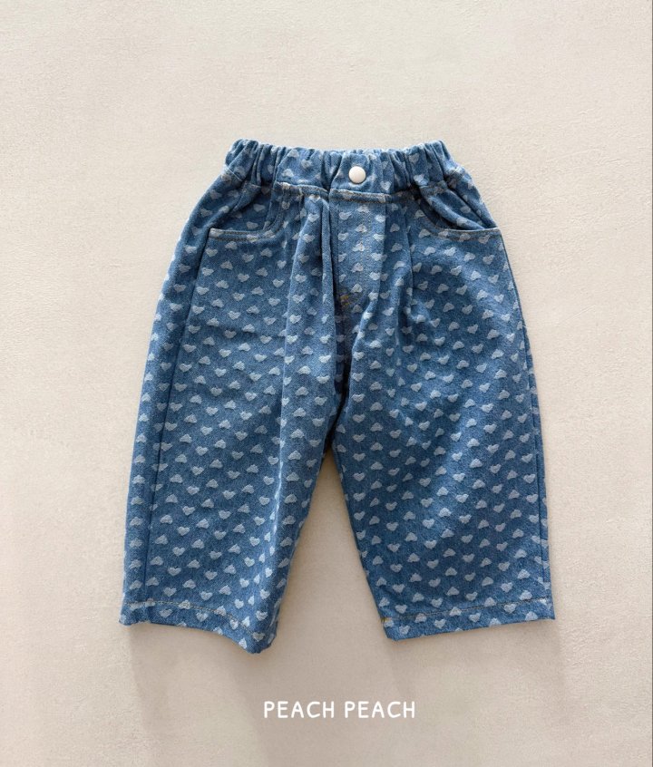 Peach Peach - Korean Children Fashion - #discoveringself - Heart Jam Jeans - 10