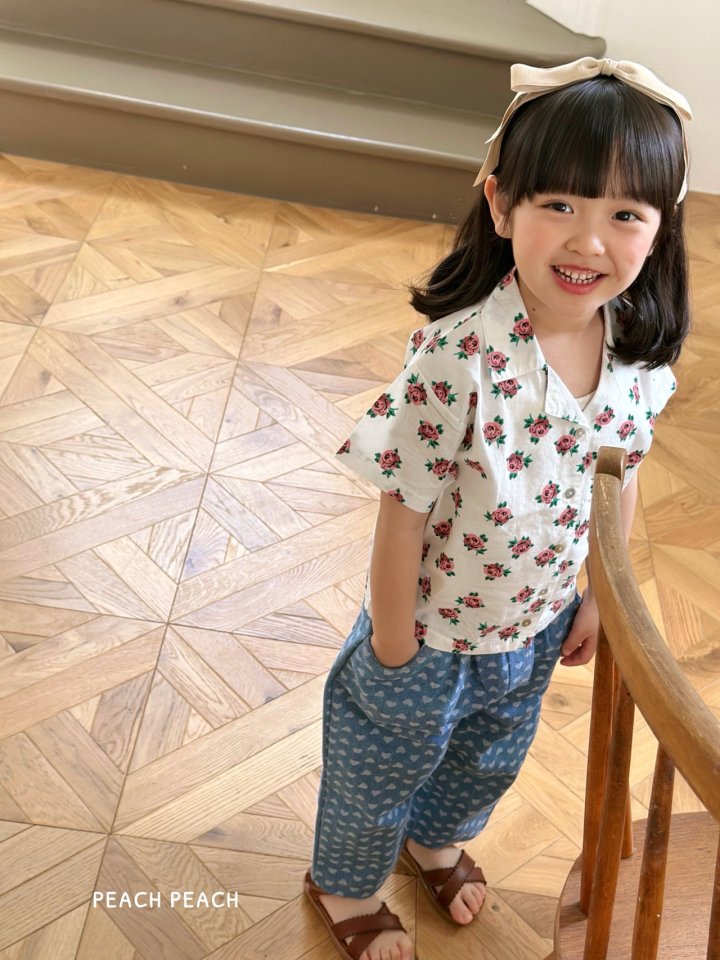 Peach Peach - Korean Children Fashion - #discoveringself - Rosy Shirt - 5