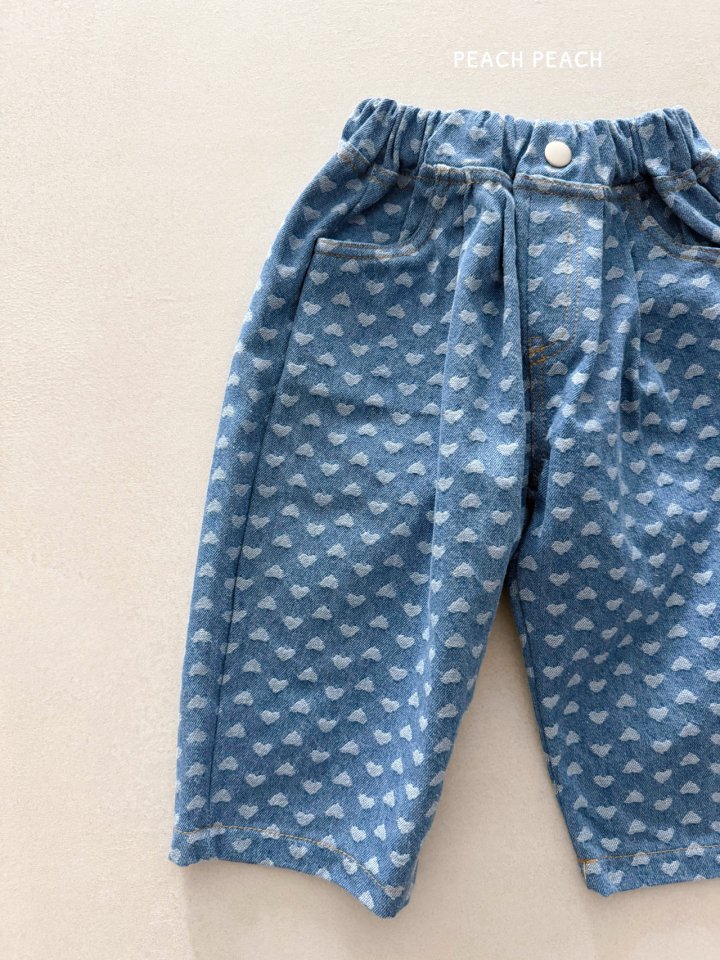 Peach Peach - Korean Children Fashion - #fashionkids - Heart Jam Jeans - 11