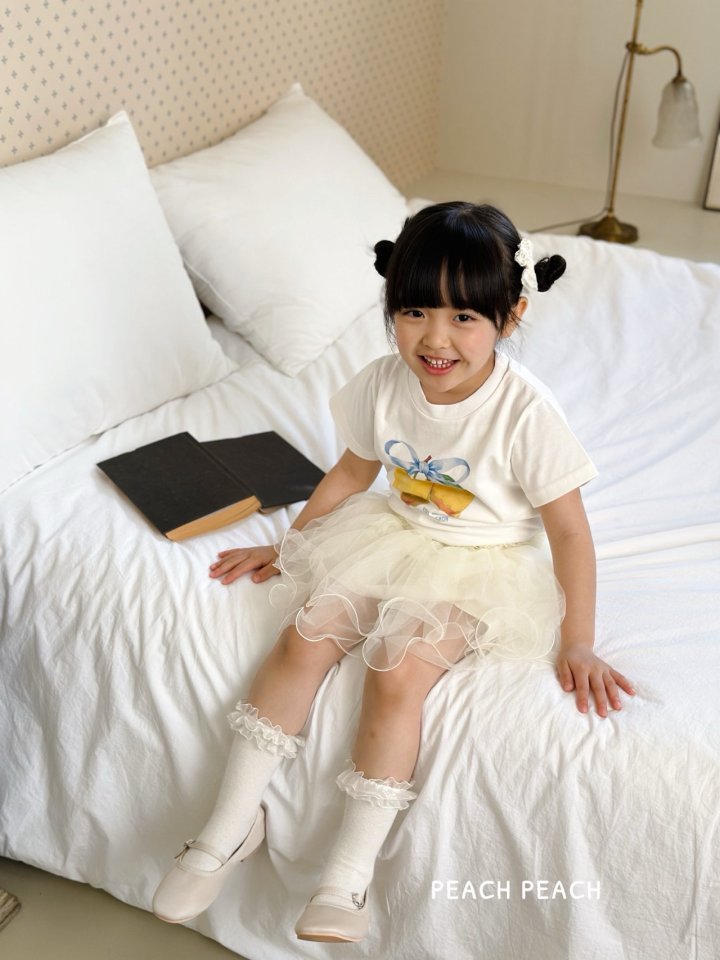 Peach Peach - Korean Children Fashion - #kidsstore - Darling Tutu - 5