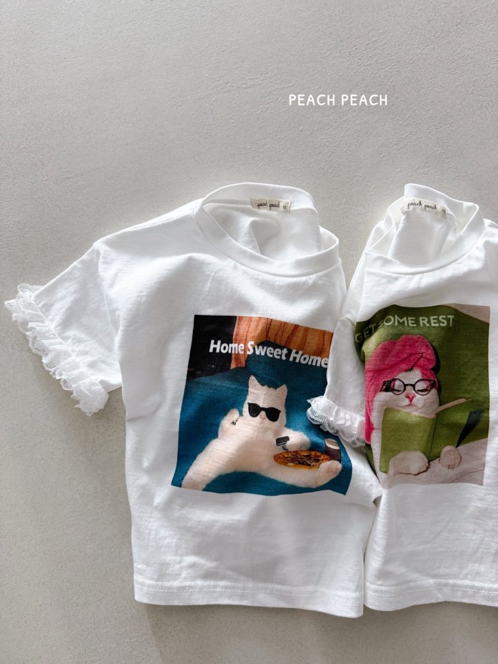 Peach Peach - Korean Children Fashion - #littlefashionista - Miyu Tee - 3