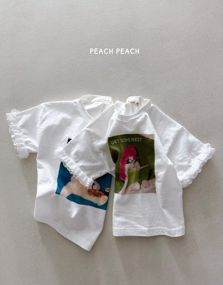 Peach Peach - Korean Children Fashion - #littlefashionista - Miyu Tee - 4
