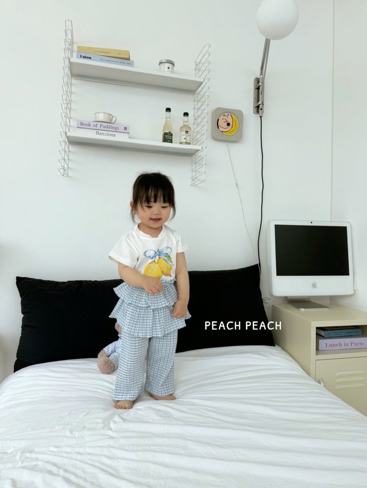 Peach Peach - Korean Children Fashion - #minifashionista - Lemon Tee - 8