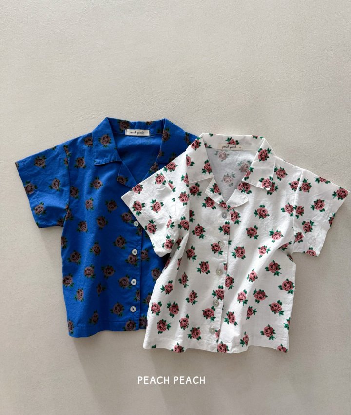Peach Peach - Korean Children Fashion - #stylishchildhood - Rosy Shirt