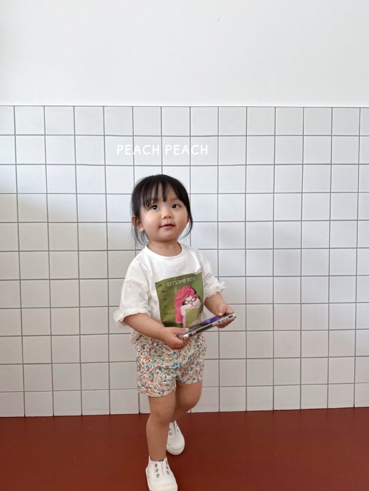 Peach Peach - Korean Children Fashion - #stylishchildhood - Bloom Short Pants - 10