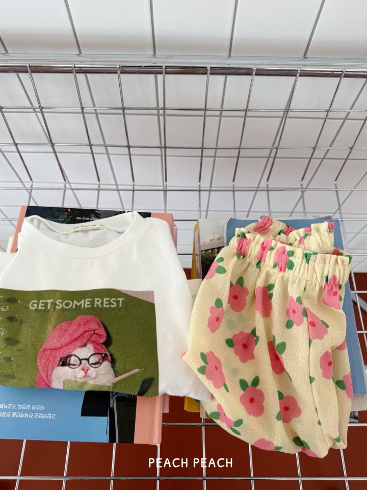 Peach Peach - Korean Children Fashion - #stylishchildhood - Miyu Tee - 9