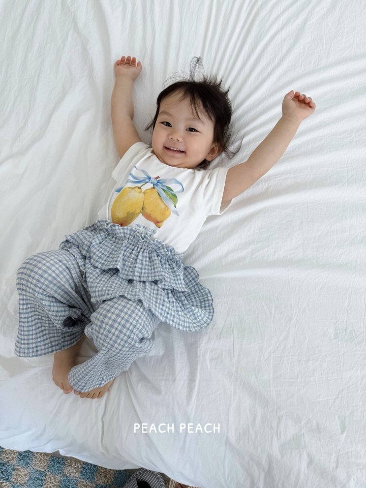 Peach Peach - Korean Children Fashion - #todddlerfashion - Lemon Tee - 10