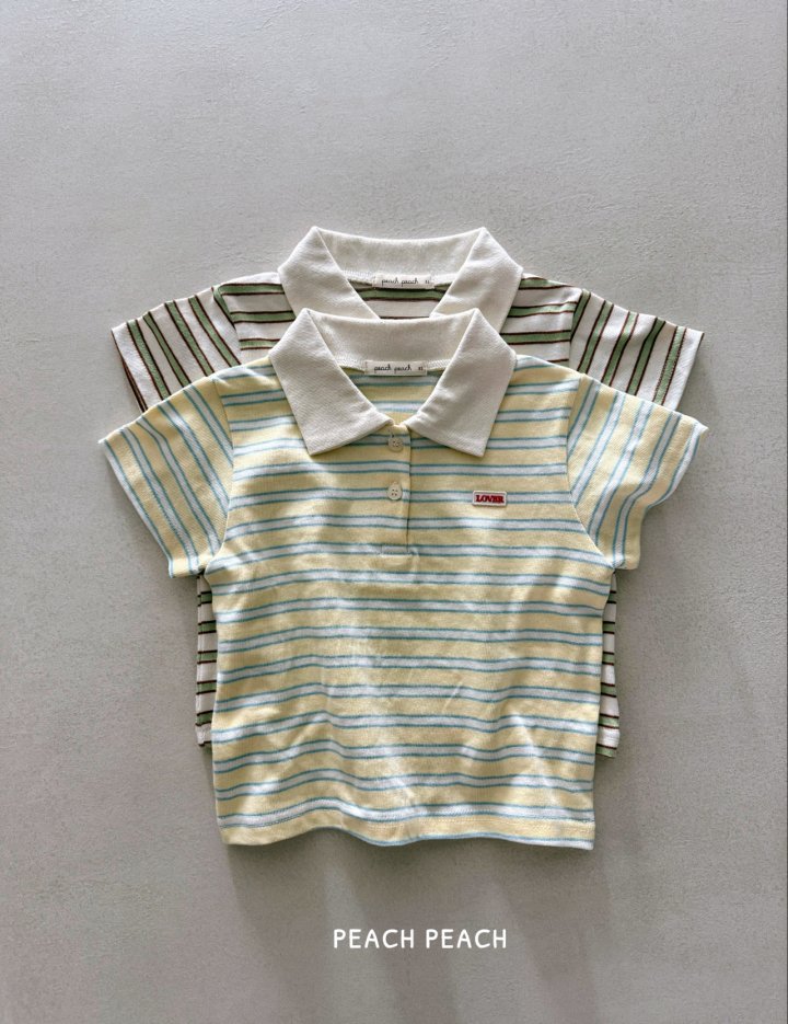 Peach Peach - Korean Children Fashion - #toddlerclothing - Cookie Tee - 3
