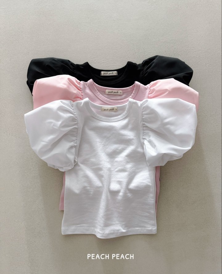 Peach Peach - Korean Children Fashion - #toddlerclothing - Amelie Tee