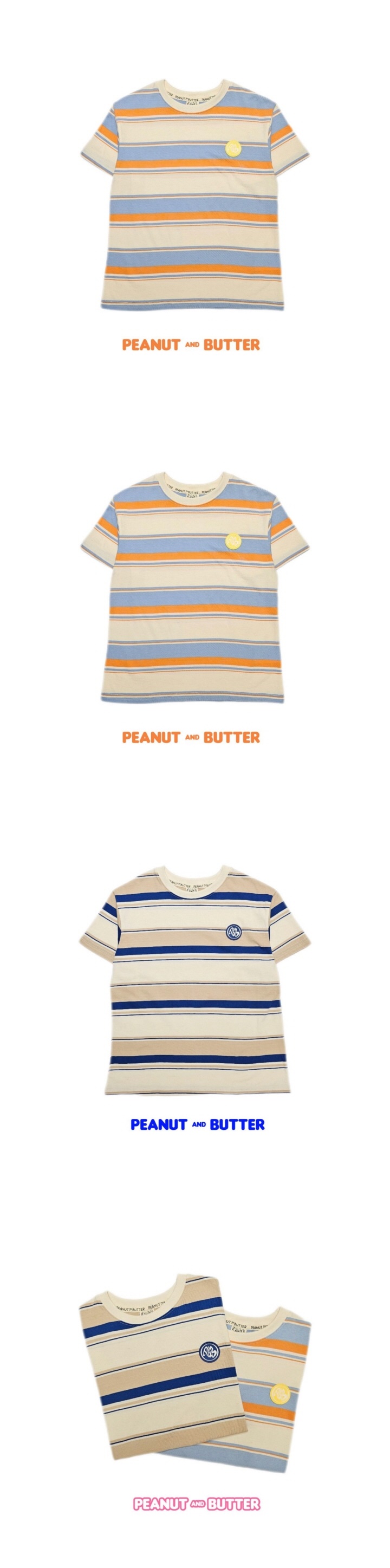 Peanut & Butter - Korean Children Fashion - #magicofchildhood - Candy Stripe Tee - 2