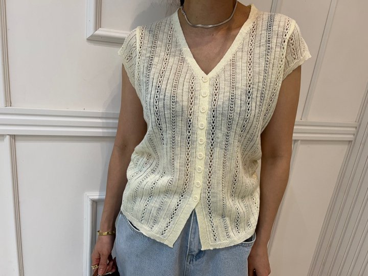Pearls room - Korean Women Fashion - #momslook - Scaci Cap Knit Cardigan - 11