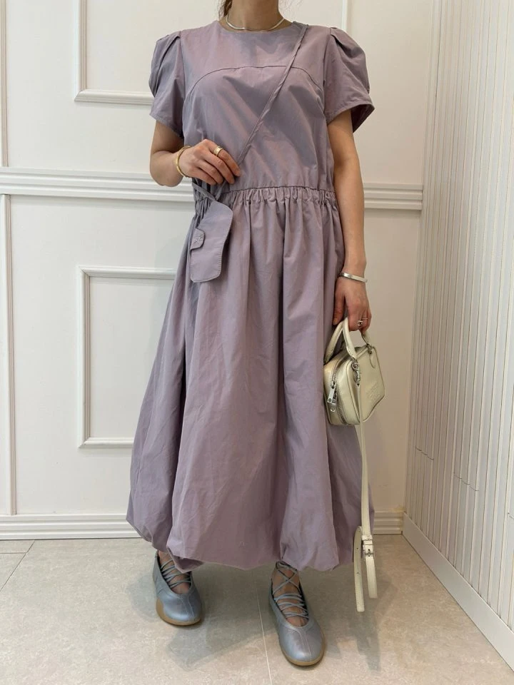 Pearls room - Korean Women Fashion - #momslook - Balloon One-piece - 10