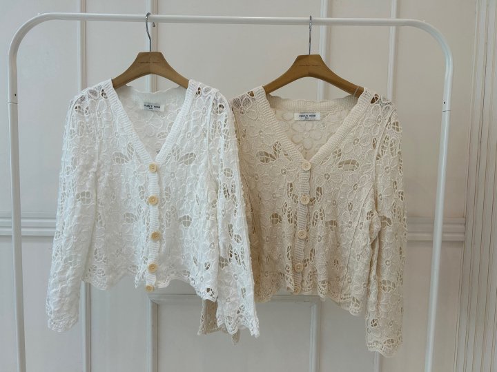 Pearls room - Korean Women Fashion - #momslook - Knitting Cardigan - 11