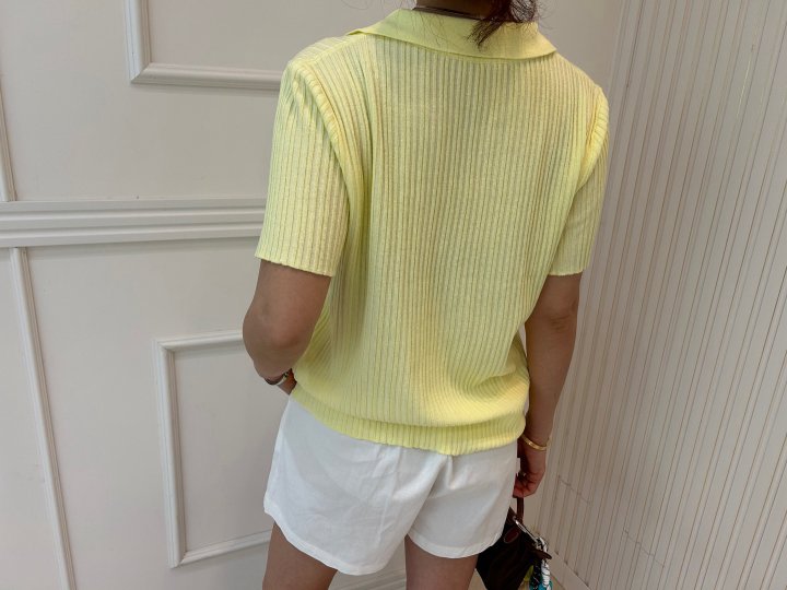 Pearls room - Korean Women Fashion - #momslook - V Collar Knit Cardigan - 5