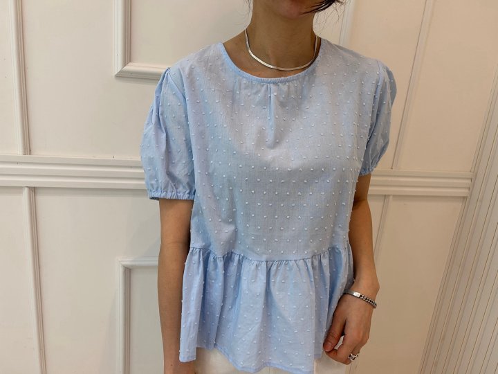 Pearls room - Korean Women Fashion - #momslook - Snow Flower Blouse with Hairband - 2